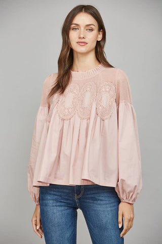Grace Top Mauve