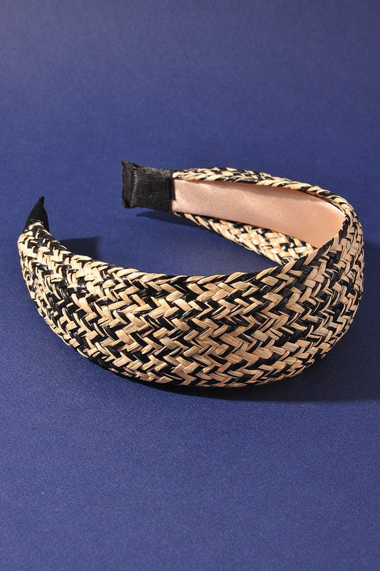 Woven Headband Black
