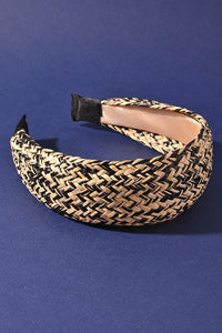 Woven Headband Black