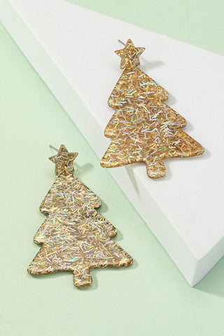 Confetti Christmas Tree Gold