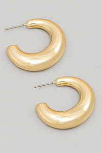 Metallic Hoop Gold