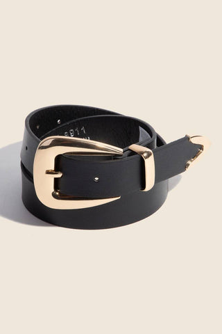 Black Leather Belt