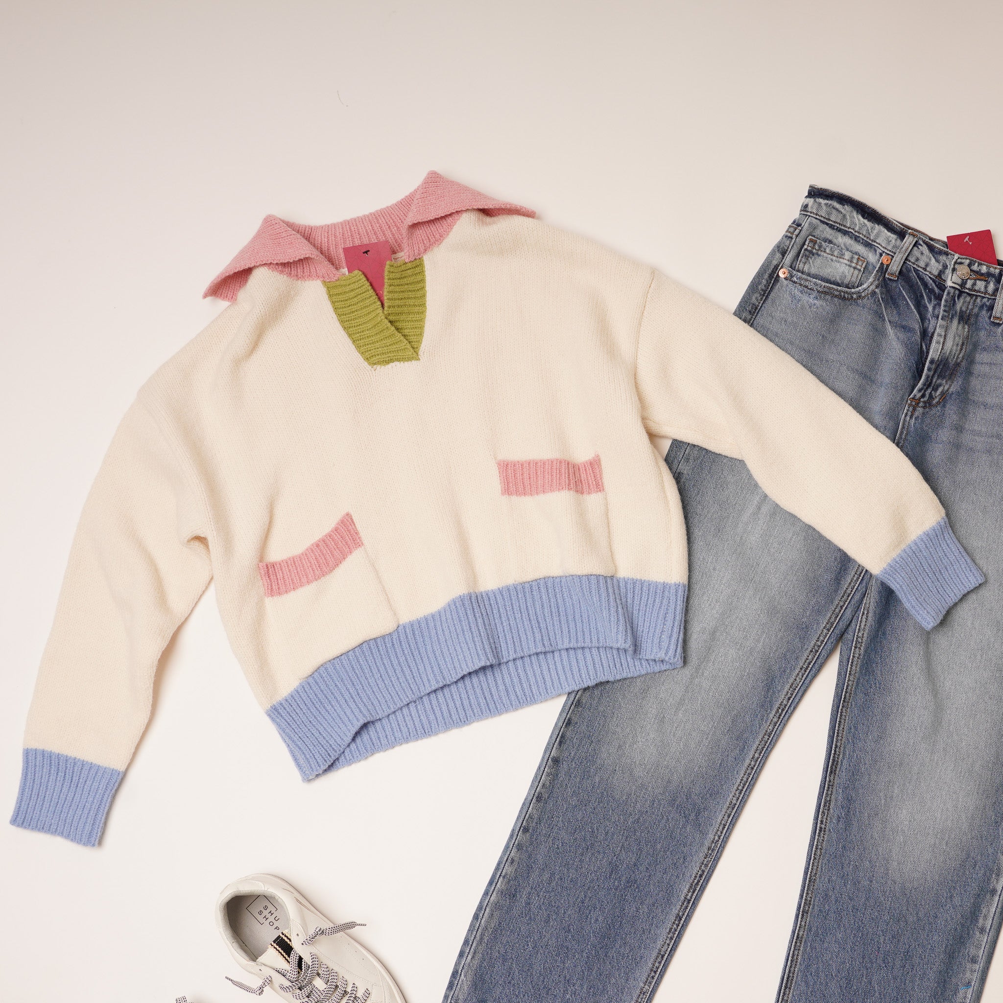 Color Block Sweater