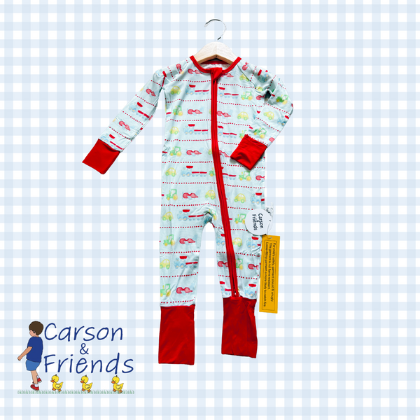 Carson and Friends Transportation Viscose Bamboo Zippy