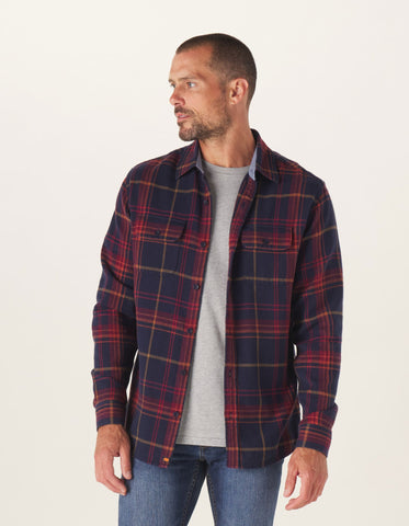 Mountain Overshirt — Cider Plaid