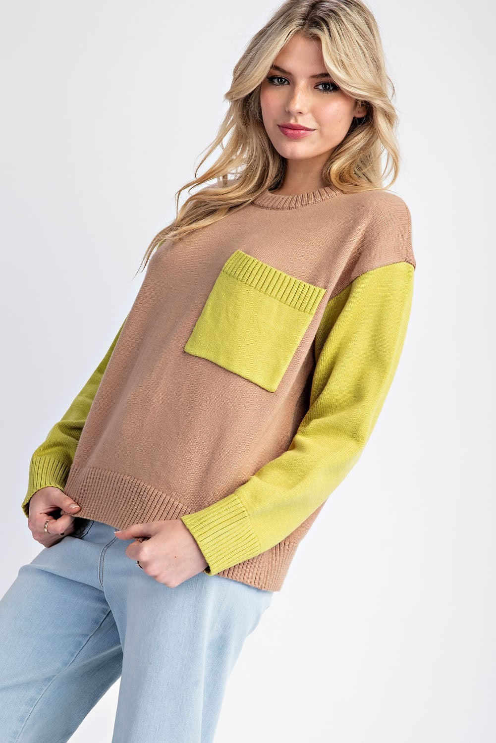Color Block Sweater