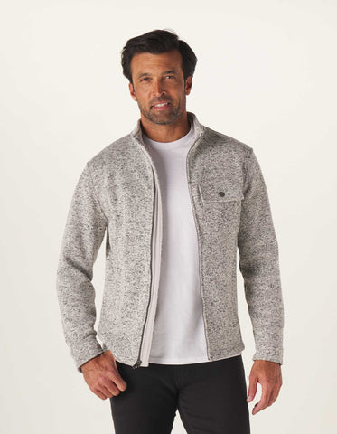 Lincoln Fleece Jacket — Grey