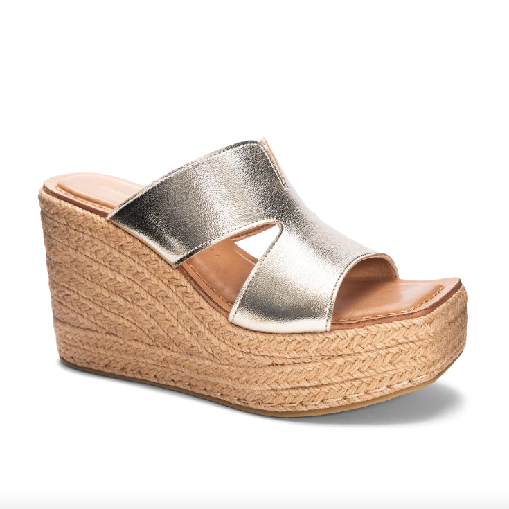 Next Door Wedge Lt Gold