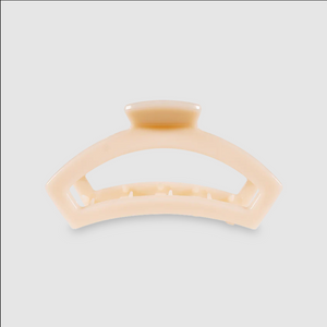 Almond Beige Teleties Open Clip Medium
