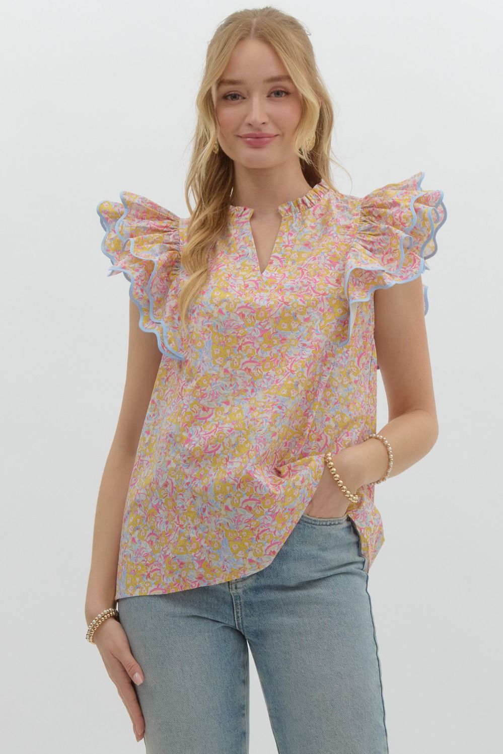 Ditsy Floral Top