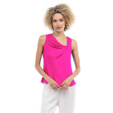 Draped Sleeveless Top
