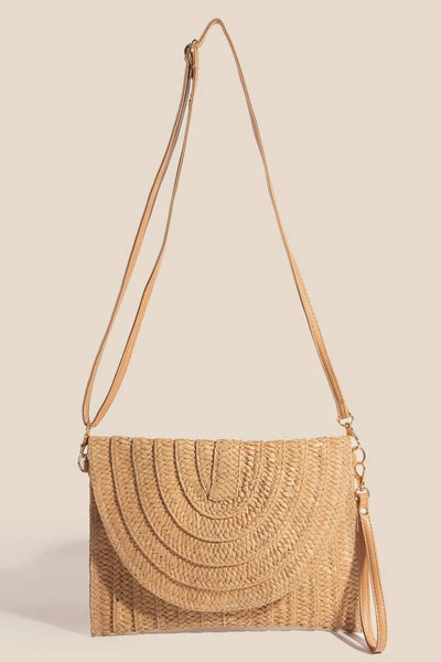Layered Paper Braided Envelope Clutch