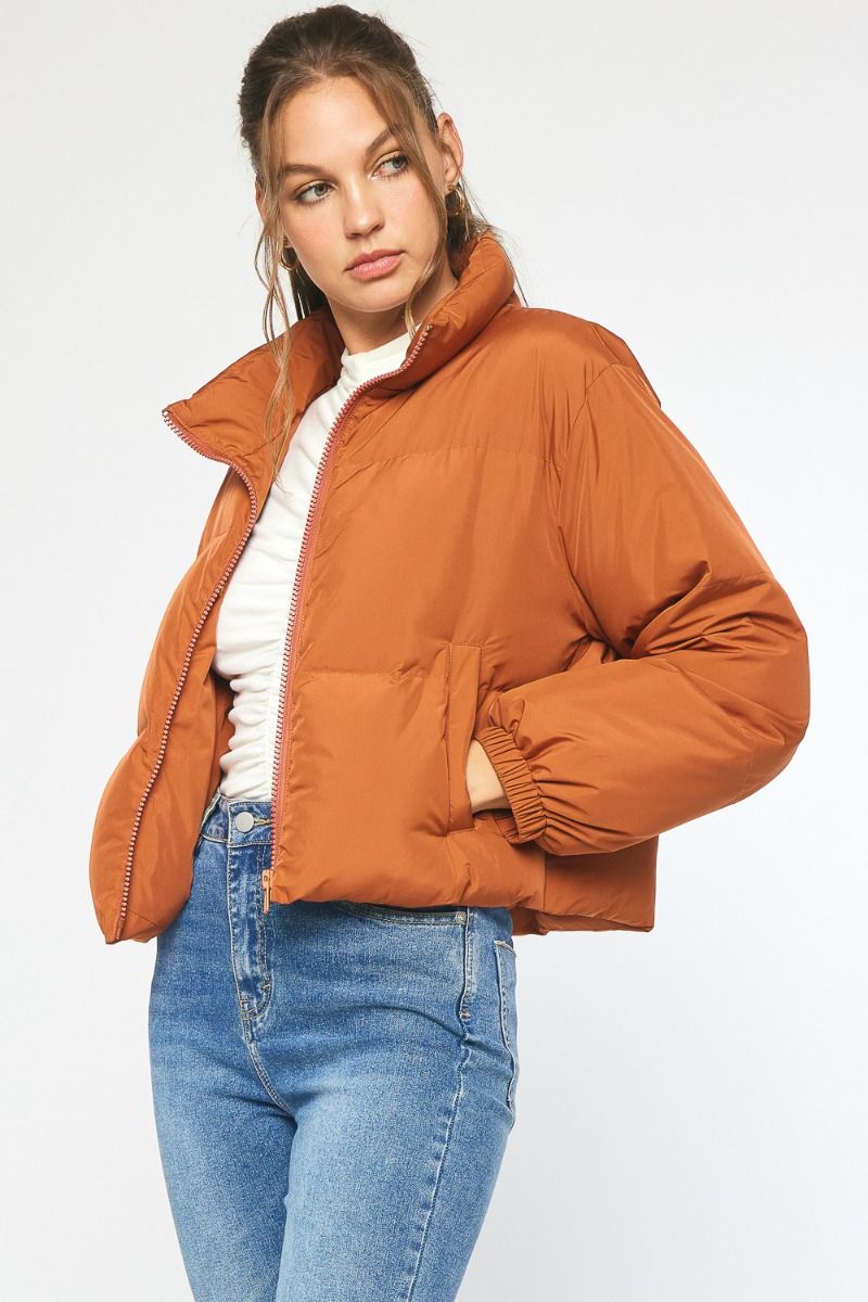 Cropped Puffer Rust