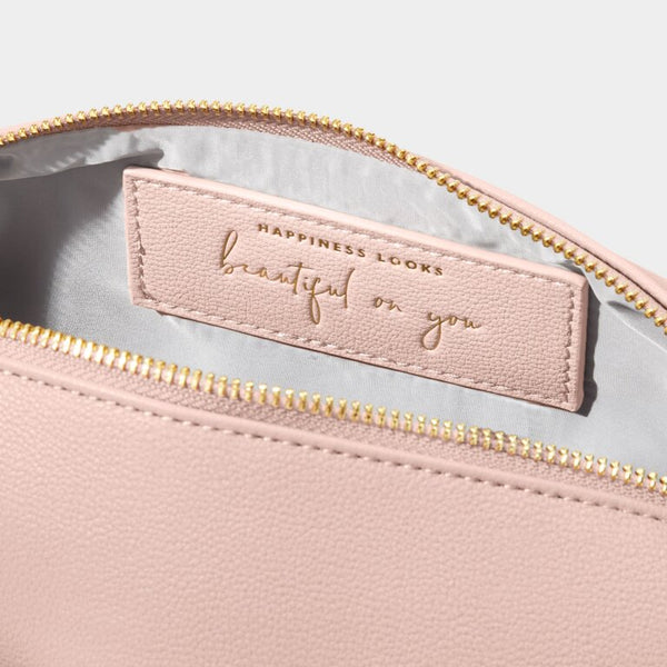 Secret Message Wash Bag - Dusty Pink