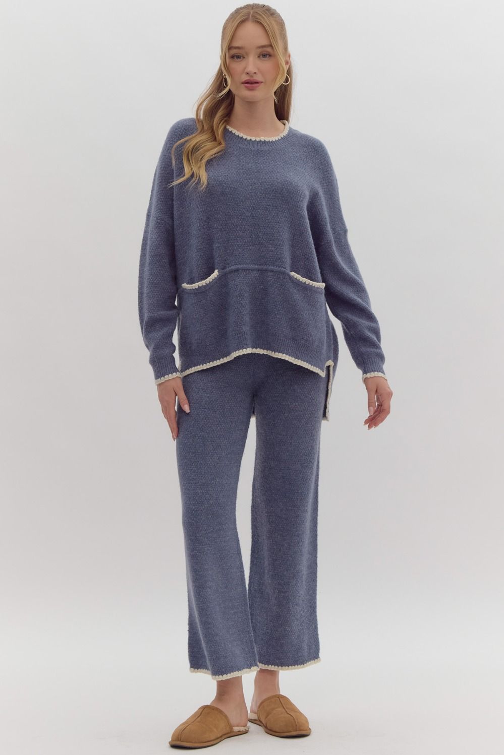 High Waisted Knit Pant