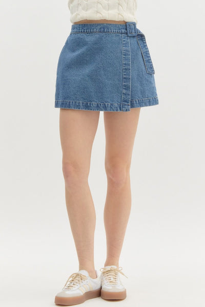 Denim Skort