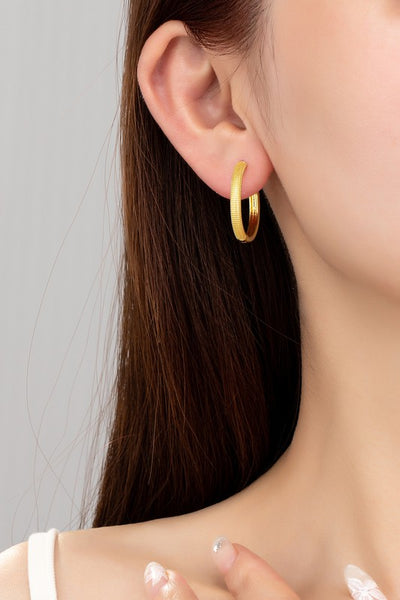 Textured Hinge Hoop