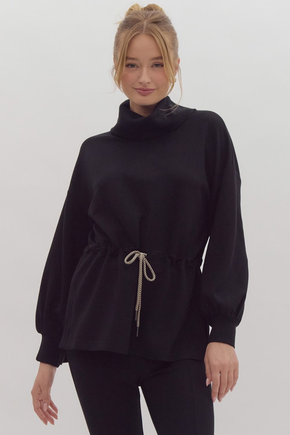 Tunic Funnel Neck Top