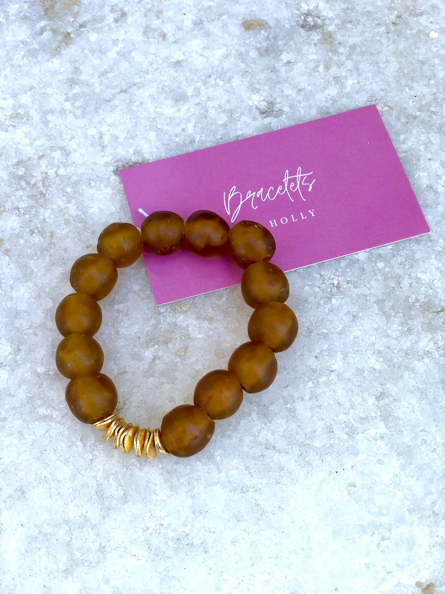 BBH Seaglass Bracelet Brown