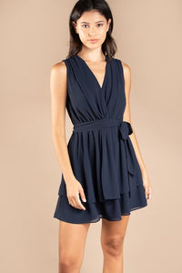 Flare Dress Navy