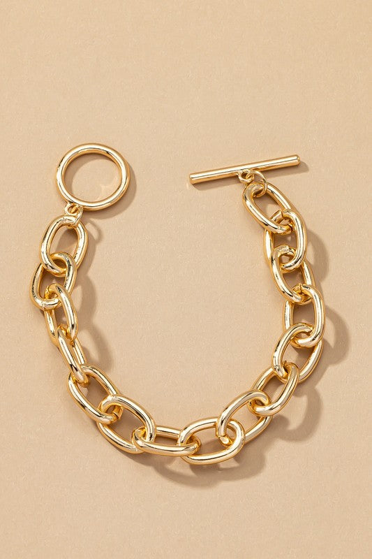 Chunky Chain Bracelet Gold