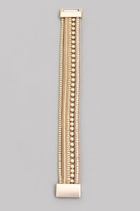 Multi Chain Bracelet Gold