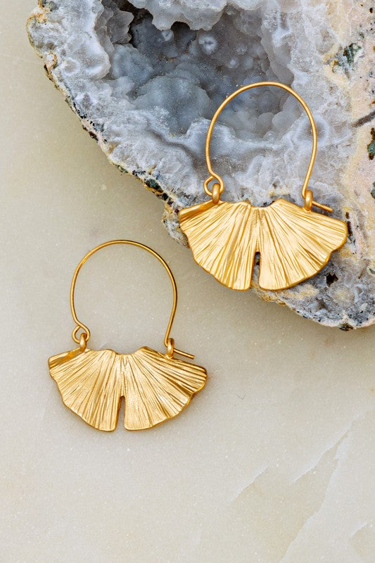 Leaf Earring Gold