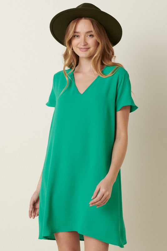 Shift Dress Paris Green