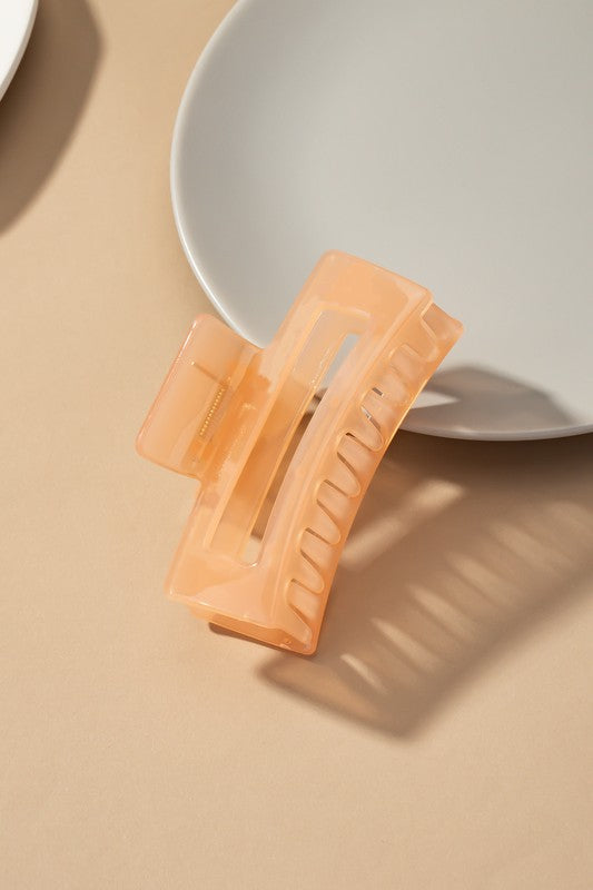 Jumbo Hair Clip Peach