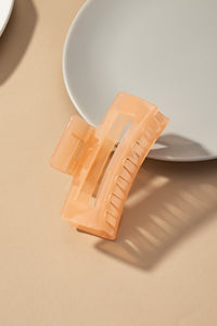 Jumbo Hair Clip Peach