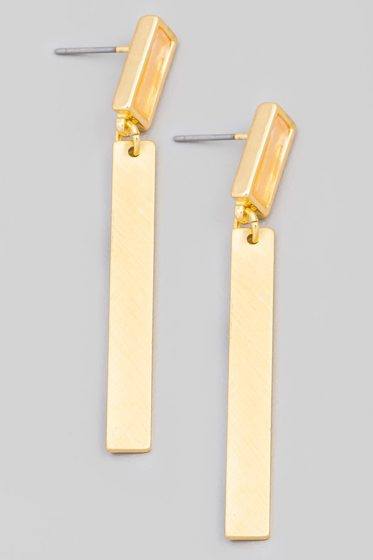 Bar Drop Earring PEA