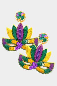 Mardi Gras Mask Dangle