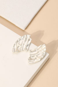 Ornate Earrings Silver