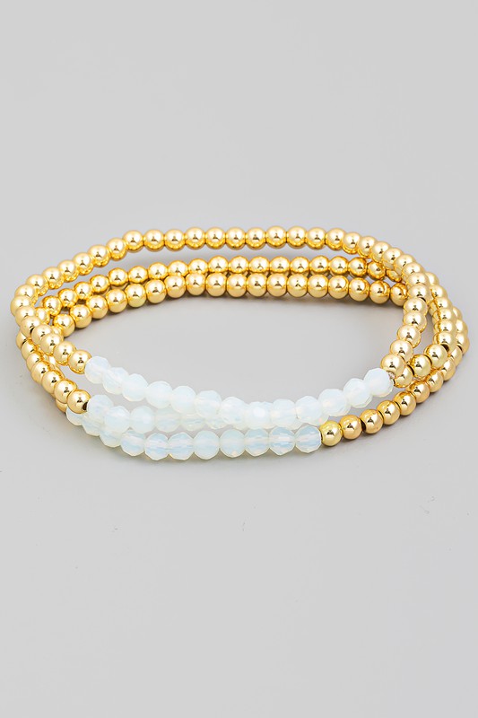Beaded Stretch Bracelet Set WOP