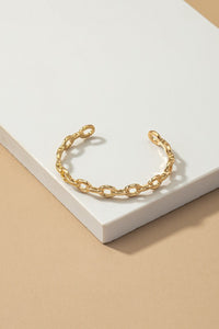 Chunky Link Chain Cuff Gold