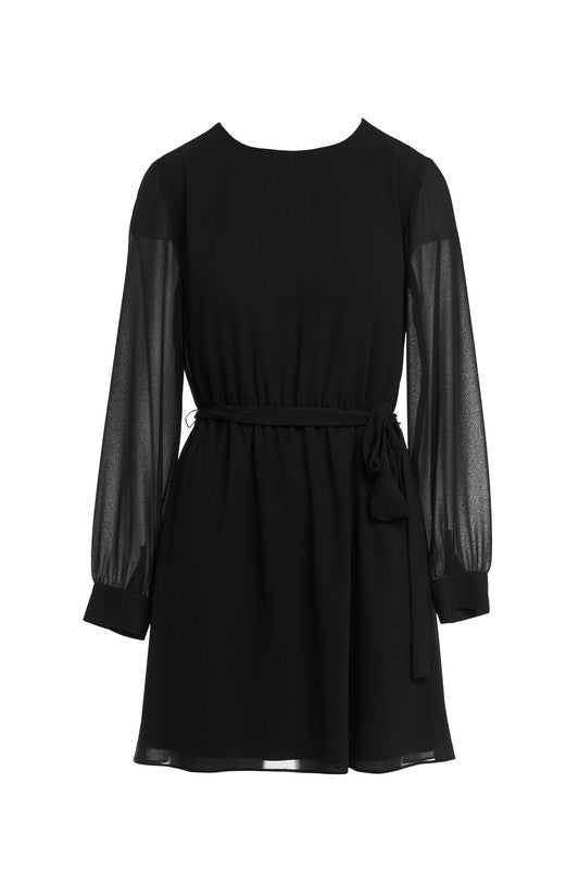 Basic Mini Dress Black