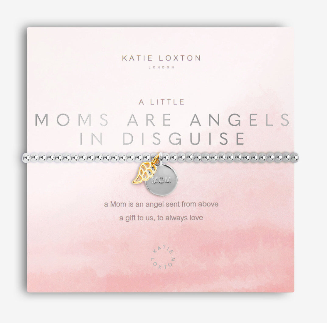 A Little Moms Are Angels In Disguise Bracelet