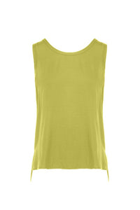 Scoop Neck Tank Olive Oasia