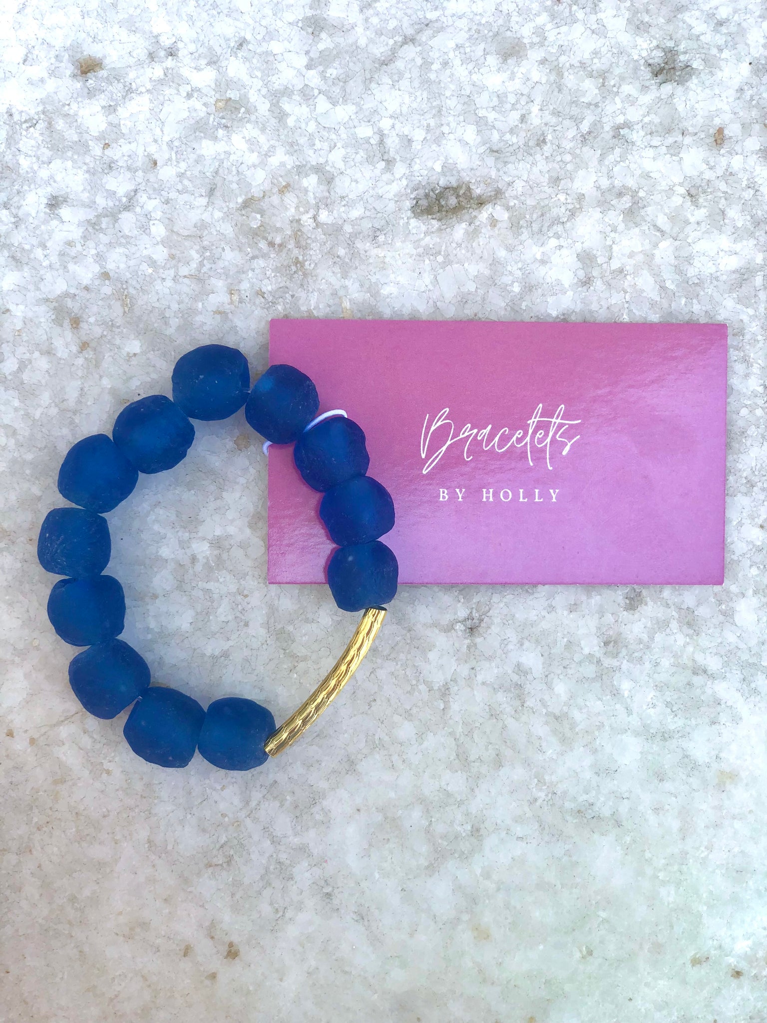 BBH Seaglass Bracelet Blue
