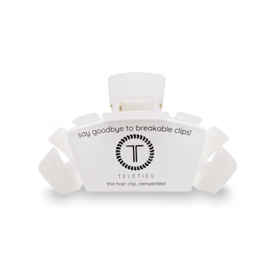Coconut White Teleties Clip Medium