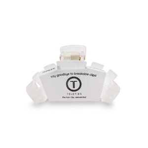Coconut White Teleties Clip Tiny