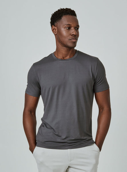 Core Crew Neck Short Sleeve — Graphite