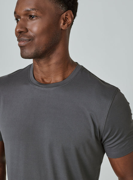 Core Crew Neck Short Sleeve — Graphite