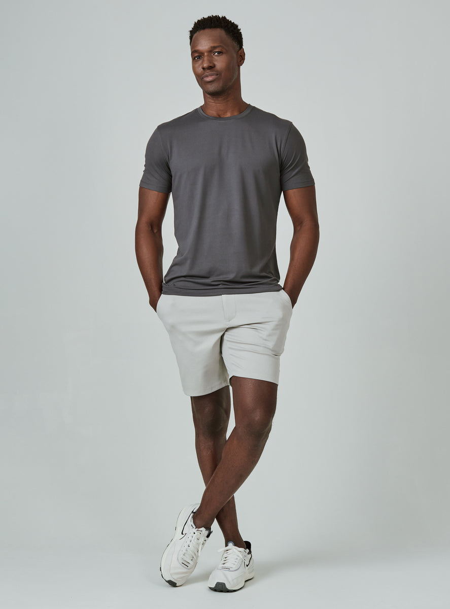 Core Crew Neck Short Sleeve — Graphite