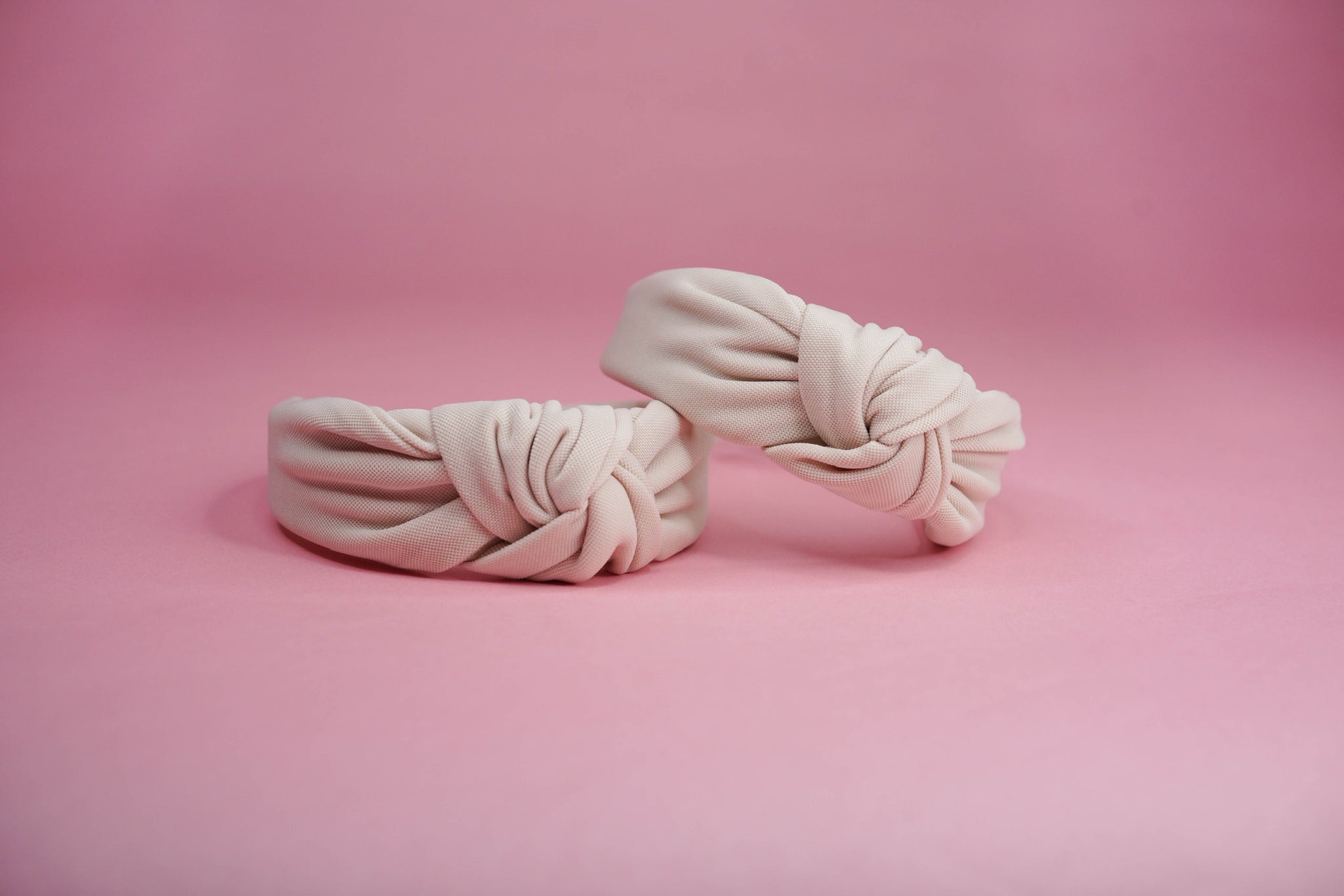 Solid Cream Headband