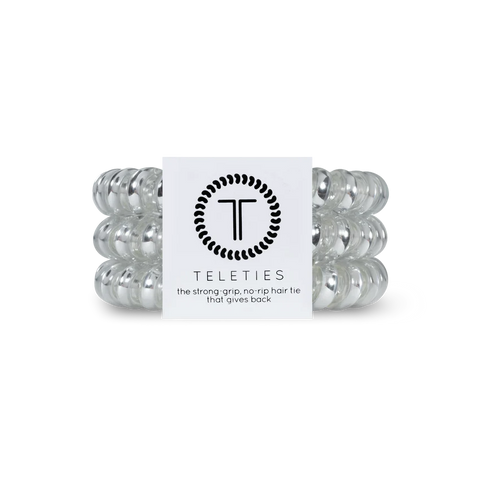 Electric Silver Teleties Large