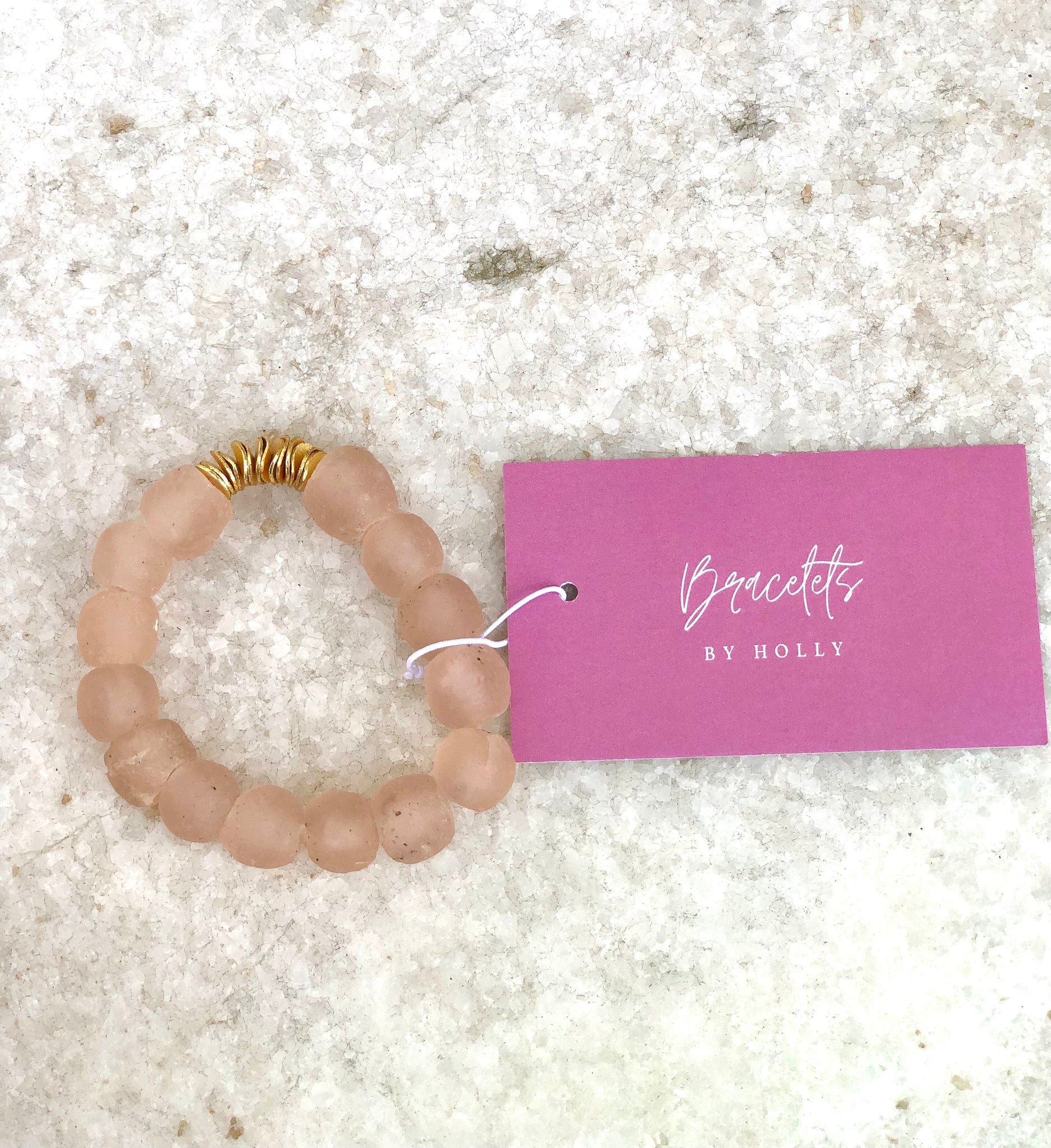 BBH Seaglass Bracelet Pink