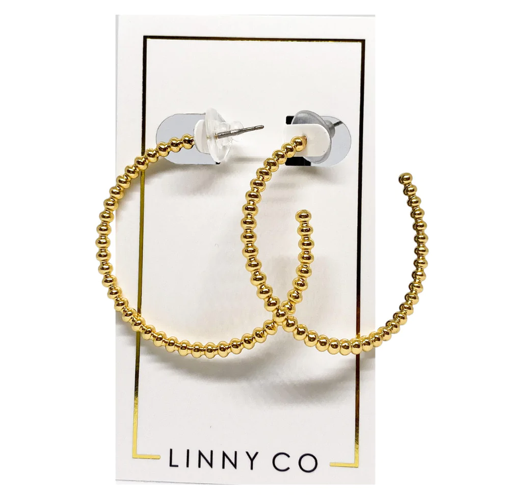 Ruby Earrings Gold (40 mm)