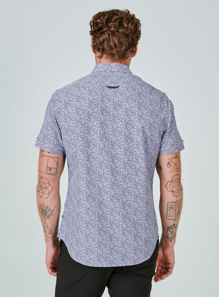 Kew Short Sleeve Shirt — Stone Rose