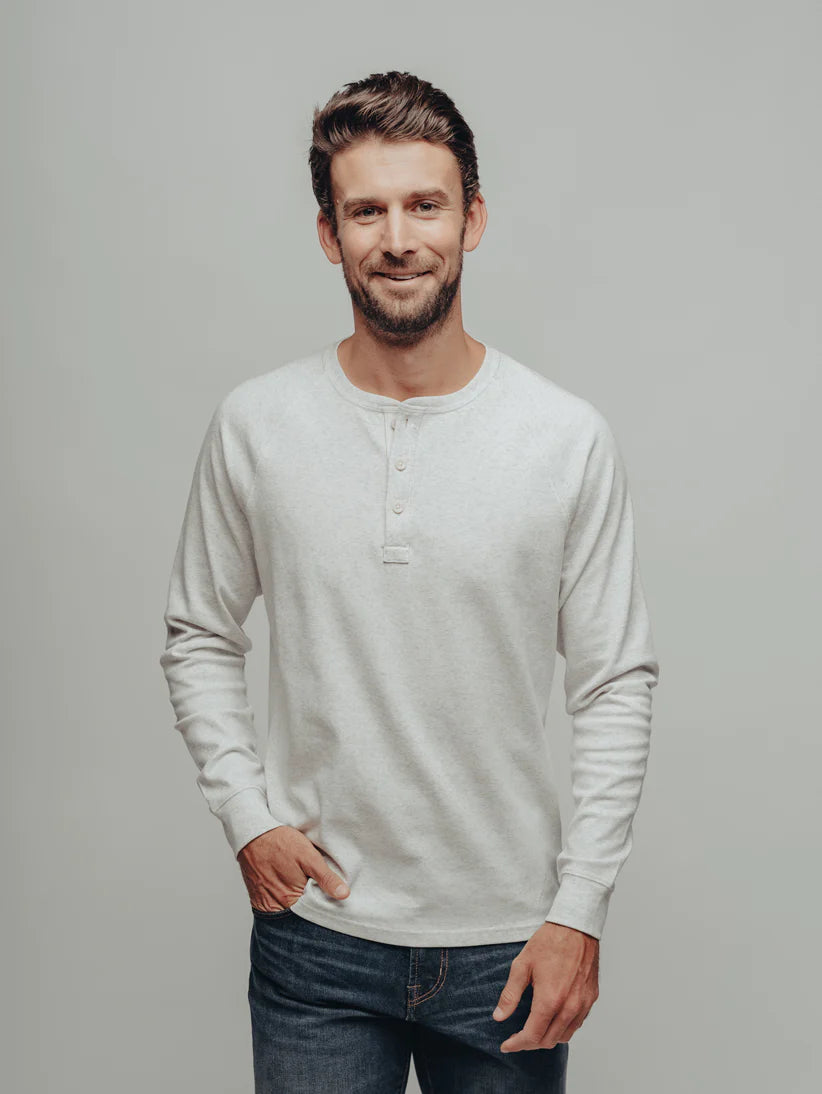 Purmeso Raglan Henley - Stone